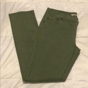 Army Green Skinny Jeans